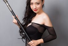 [GIRLT果团网] 2017.10.28 No.085 白色蕾丝&黑色连体网袜 [52+1P]-亿套图