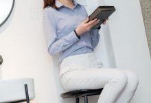 [IESS异思趣向]2019.05.01 丝享家476：婉萍简约白色西装裤 [85P]-亿套图