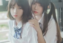 萝莉风COS 桜桃喵&疯猫ss – JK百合 [43P]-亿套图