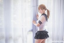 白金Saki写真 – 学生服 [17P]-亿套图