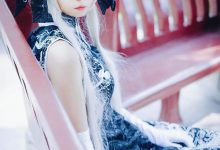 黑丝旗袍美女cosplay缘之空春日野穹图片-亿套图