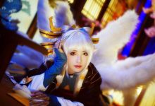 二次元少女cosplay洛天依写真图片-亿套图