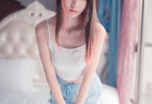 风之领域写真  NO.014 蓝白条纹丝袜小可爱 [50P]-亿套图