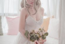 [Cosplay]Coser女神@Yoko宅夏Cos - 白色丝质连衣裙 [26P]-亿套图