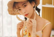 清新日系美女吊带裙私房图片-亿套图