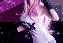 性感刮骨刀夏禾cosplay美女写真图片-亿套图