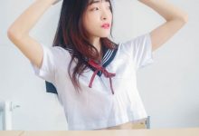 水手服美女白嫩诱人写真图片-亿套图