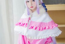 日本少女cos白丝美腿康娜卡姆依图片-亿套图