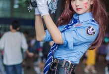 守望先锋性感迷人DVAcosplay图片-亿套图