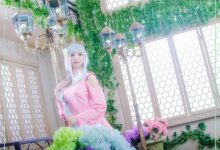 日本少女cosplay艾米莉娅福利写真图片-亿套图