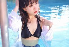 泳衣美女性感夏日湿身诱惑写真-亿套图