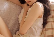 高挑美女模特背心短裤性感撩人写真-亿套图