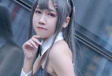 裹胸美女兔女郎cos性感制服诱惑写真-亿套图
