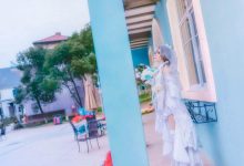 白丝美腿洛天依花嫁cosplay性感图片-亿套图