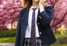 制服美女清纯迷人日系写真图片-亿套图