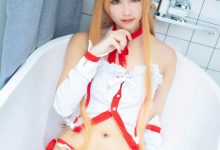 cos美女刀剑神域亚丝娜cosplay性感图片-亿套图