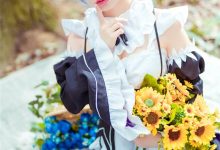 可爱萝莉cosplay雷姆制服诱惑写真图片-亿套图