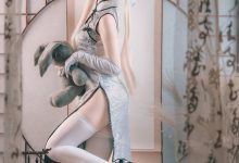 白易子教主：纤细身躯藏有胸猛好欧派 穹妹旗袍 [22P]-亿套图