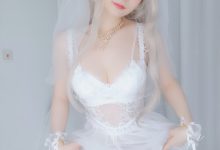 Coser小姐姐白银 - 纯白花嫁 [161P6V-1.03GB]-亿套图