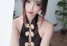 白嫩美少女鬼畜瑶 - 黑色短款旗袍 [35P1V-131MB]-亿套图