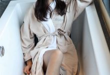 丝慕写真 SM424 芝芝《BONAS灰色薄款袜》-亿套图