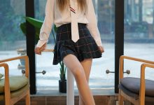 学妹加速跑 XM052《清纯学院风，性感天鹅绒-敏儿》[86P1V-200MB]-亿套图