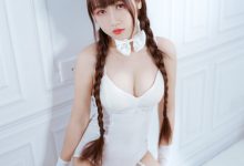 不呆猫 NO.001 - 白色兔女郎[28P／56.4MB]-亿套图