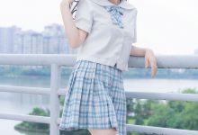 喵糖映画 VOL.015 白丝格子裙-亿套图