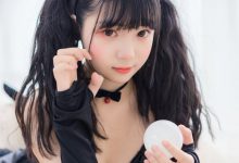 喵糖映画 VOL.045 白色网袜-亿套图