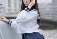 喵糖映画 VOL.067 喵喵的白丝水手服-亿套图