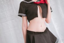 瓜希酱 NO.012 黑贞德 校服 [13P-59MB]-亿套图