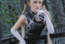 瓜希酱 NO.017 穹妹 黑旗袍 [14P-78MB]-亿套图