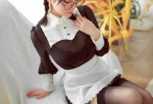 周叽是可爱兔兔 - 眼镜女仆 [36P3V-525MB]-亿套图