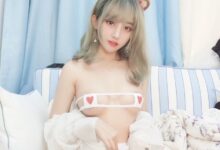 过期米线线喵 兽耳 白色 [18P 2M]-亿套图