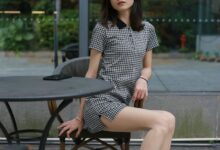 [IESS异思趣向] 2021.07.22 丝享家867：小六《格子连衣裙》[90P／165MB]-亿套图