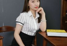 [IESS异思趣向] 2021.07.23 丝享家868：小婕《职业装展示》[90P／120MB]-亿套图