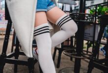 袜涩写真 VOL.051 雪梨肉丝搭白色过期袜 [52P／821MB]-亿套图