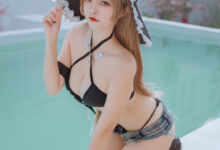 二佐Nisa 碧蓝航线 千代田泳装[20P-363MB]-亿套图