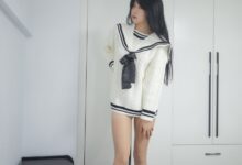 [MSLASS梦丝女神] 2021.11.17 《韩飞儿 白衣大长腿》 [30+1P-157M]-亿套图