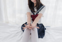 蜜汁猫裘 NO.005 猫耳JK [40P-110MB]-亿套图