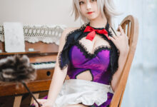 蜜汁猫裘 NO.041 贞德女仆 [40P-438MB]-亿套图