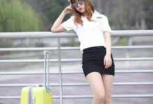 奈丝写真 NO.081 天桥上的制服girl–高高 [36P+260M]-亿套图