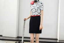 SIW斯文传媒 026 东航空乘夏季短袖工装制服套裙 - 嘉慧 [63P-134M]-亿套图