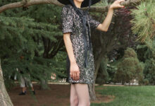 SIW斯文传媒 038 法式亮片山本桔梗小香风裙 - 丽莉 [63P-188M]-亿套图