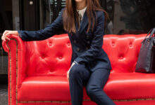 SIW斯文传媒 055 时尚气质OL职业双排扣西装制服 - 甄珍 [65P-186M]-亿套图