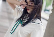 南桃Momoko NO.38 绿jk [14P-27MB]-亿套图