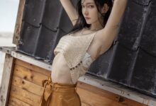 南桃Momoko NO.54 黄裤 [10P-11MB]-亿套图