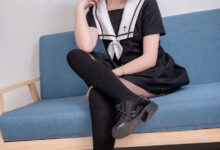 [SSA丝社]超清写真 NO.113 穗子 腿模穗子教你穿黑色系JK制服[156P-2.24GB]-亿套图