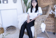 [BoBoSocks袜啵啵]NO.044 稚予-贝壳头、匡威帆布鞋、短肉丝[154P+1V／5.39GB]-亿套图