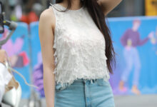 都市丽人牛仔短裤丝袜女孩 【137P+5V-5.75G】-亿套图